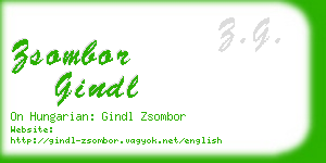 zsombor gindl business card